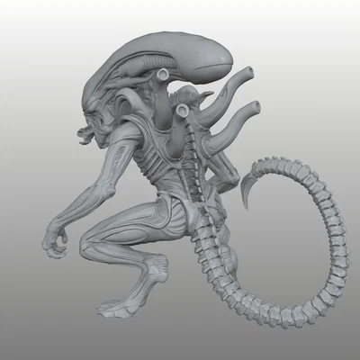 Xenomorphe - Star Stalker - Bio-Mechanical Predator - Pre-Supported