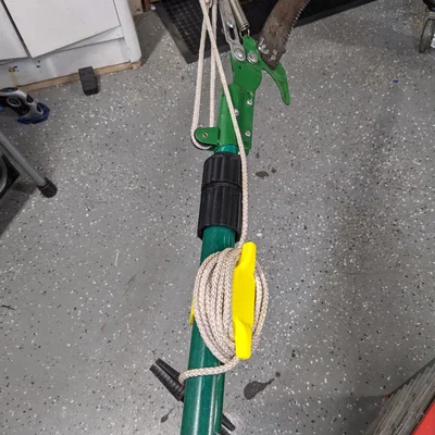 Móc quấn dây (Rope Cleat) gắn tay cầm/ống sào – Nhiều kích thước