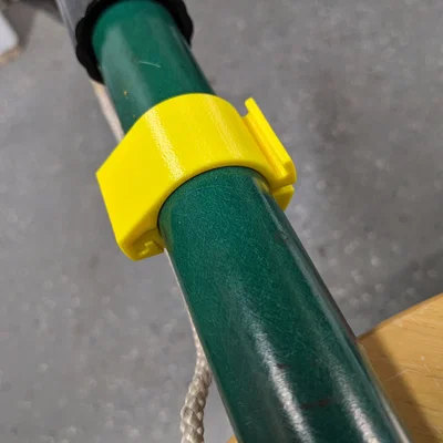 Móc quấn dây (Rope Cleat) gắn tay cầm/ống sào – Nhiều kích thước