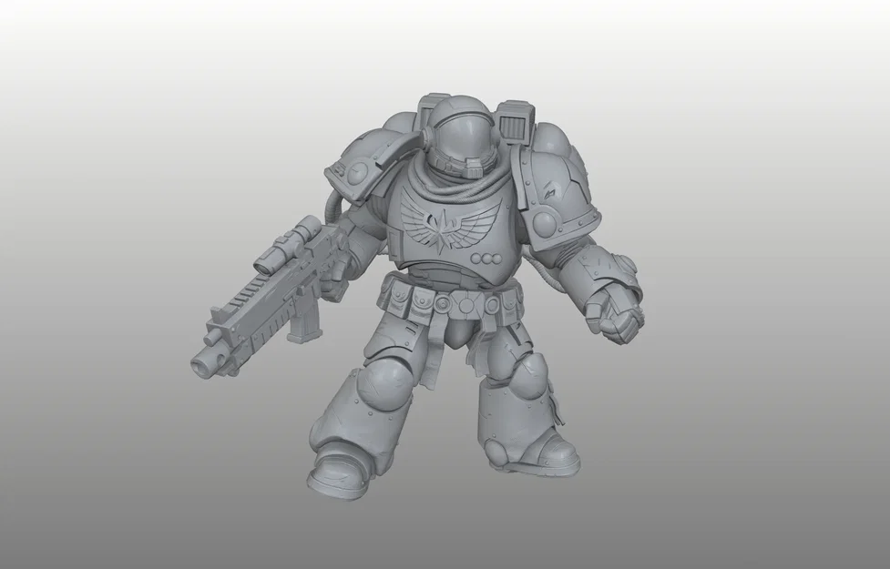 Galactic Ranger Knight – Hiệp Sĩ Ranger Thiên Hà Grimdark Sci‑Fi Proxy (Pre‑Supported) - Image 1