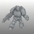 Galactic Ranger Knight – Hiệp Sĩ Ranger Thiên Hà Grimdark Sci‑Fi Proxy (Pre‑Supported) - Thumbnail 1