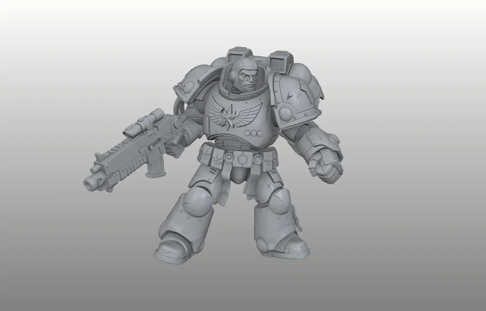 Galactic Ranger Knight – Hiệp Sĩ Ranger Thiên Hà Grimdark Sci‑Fi Proxy (Pre‑Supported) - Image 2