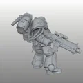 Galactic Ranger Knight – Hiệp Sĩ Ranger Thiên Hà Grimdark Sci‑Fi Proxy (Pre‑Supported) - Thumbnail 3