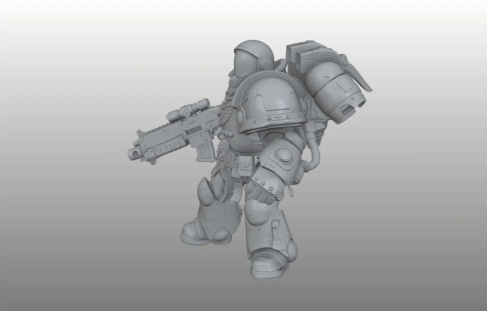 Galactic Ranger Knight – Hiệp Sĩ Ranger Thiên Hà Grimdark Sci‑Fi Proxy (Pre‑Supported) - Image 4