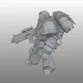 Galactic Ranger Knight – Hiệp Sĩ Ranger Thiên Hà Grimdark Sci‑Fi Proxy (Pre‑Supported) - Thumbnail 4