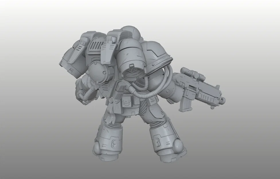 Galactic Ranger Knight – Hiệp Sĩ Ranger Thiên Hà Grimdark Sci‑Fi Proxy (Pre‑Supported) - Image 6