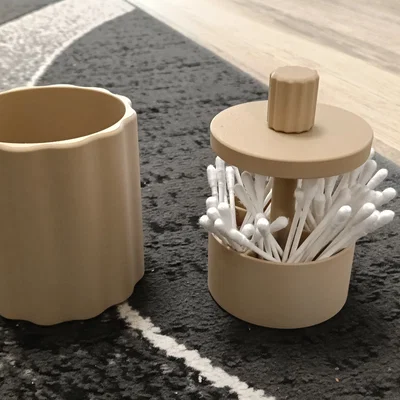 Hộp Đựng Tăm Bông Thông Minh - Phụ Kiện Decor Gọn Gàng Tiện Dụng