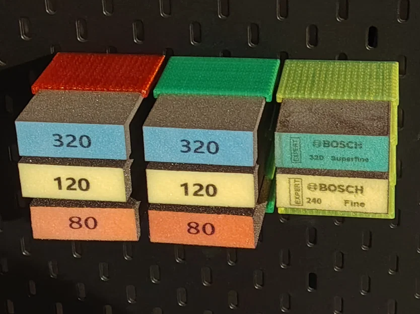 Kệ treo miếng sanding sponge cho SKÅDIS (Schleifschwammhalter für Skadis) - Image 1
