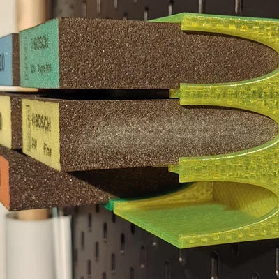 Kệ treo miếng sanding sponge cho SKÅDIS (Schleifschwammhalter für Skadis)