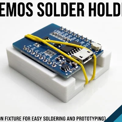 Khung hỗ trợ hàn WeMos D1 Mini ESP8266 tiện lợi