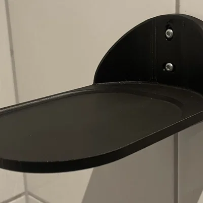 Giá treo tường cho trạm làm sạch máy cạo râu Braun in 3D