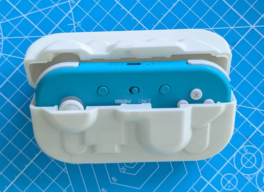 Case 8bitdo Lite 2 có rãnh nam châm, FreeCAD và STL đã fill - Image 1