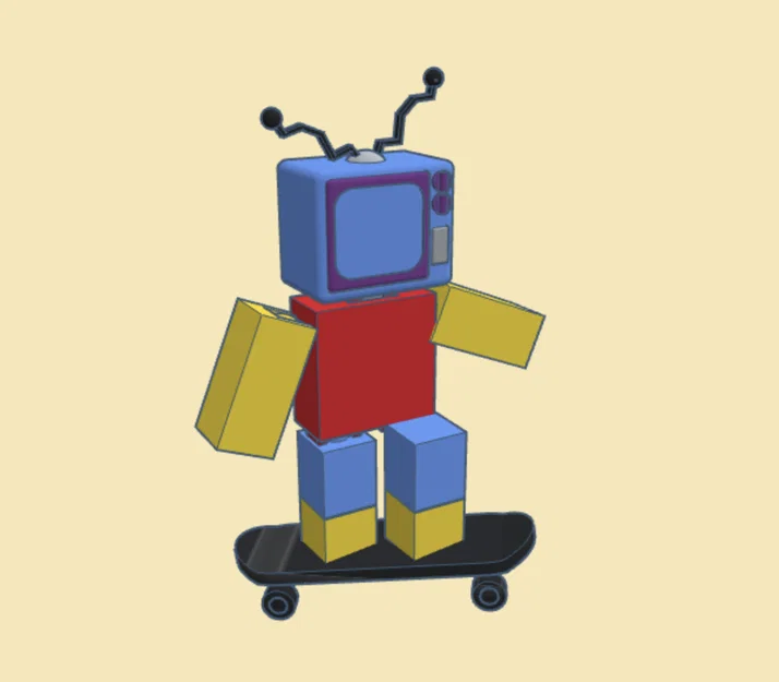 Mô hình 3D nhân vật Bart Veeronica phong cách Roblox độc đáo - Image 1