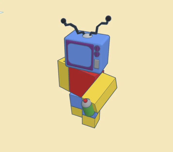 Mô hình 3D nhân vật Bart Veeronica phong cách Roblox độc đáo - Image 2