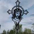 Chúa Giêsu Trong Thập Giá – Jesus Face Cross 2D Wall Art (STL) - Thumbnail 2