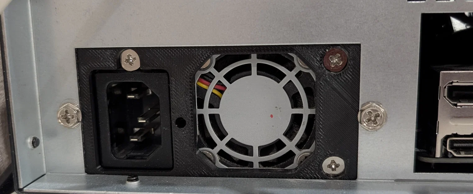 Adapter/Bracket gắn PSU Flex-ATX vào case 1U (1U to Flex-ATX PSU Adapter/Mount) - Image 2