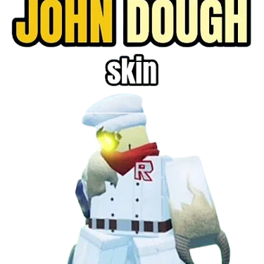 Mô hình John Dough (Action Figure) in 3D cực chất cho fan Roblox