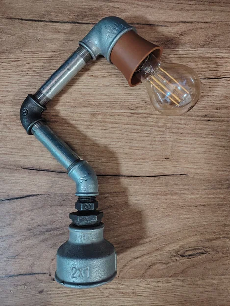 Nắp che đuôi đèn trang trí phong cách công nghiệp DIY - Image 1