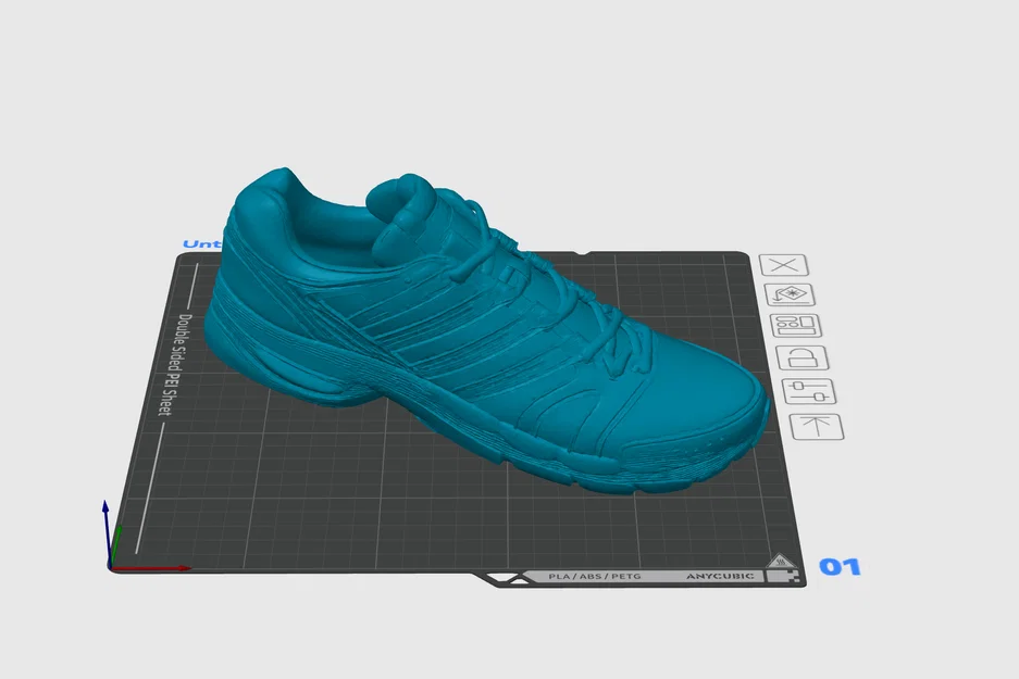 Mô hình giày thể thao Adidas in 3D bằng vật liệu dẻo TPU - Image 2