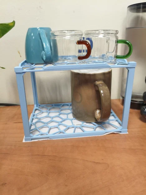 Kệ Espresso Cups dạng Voronoi (Espresso Cups Shelf) - Image 6