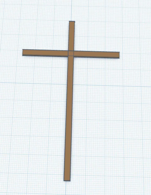 Mô hình Thánh giá (Christian Cross) cổ điển - File STL in 3D - Image 1