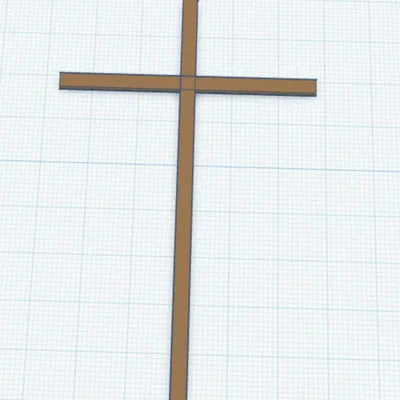 Mô hình Thánh giá (Christian Cross) cổ điển - File STL in 3D