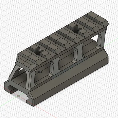 Ray Picatinny 25mm x 80mm - Phụ kiện hỗ trợ in 3D chuyên dụng