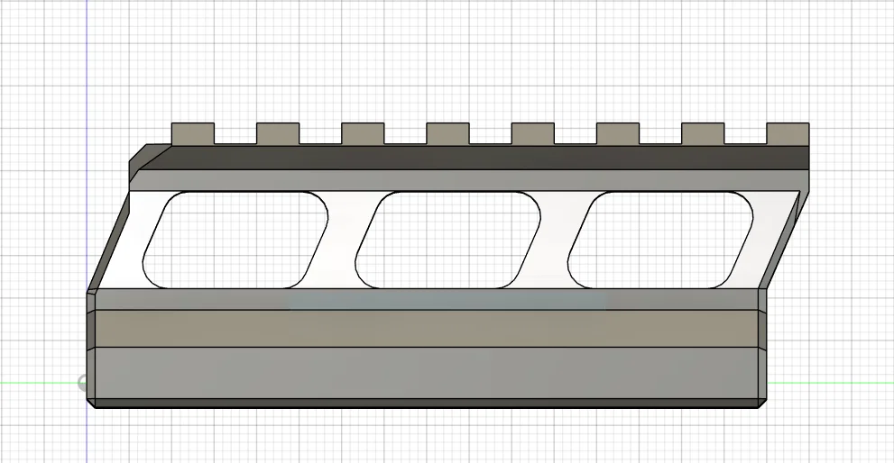 Ray Picatinny 25mm x 80mm - Phụ kiện hỗ trợ in 3D chuyên dụng - Image 2