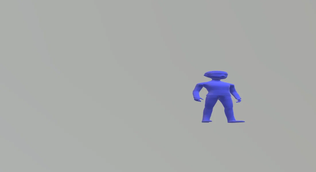 Mô hình 3D nhân vật người đàn ông vui nhộn (Fat Man) chất lượng cao - Image 1