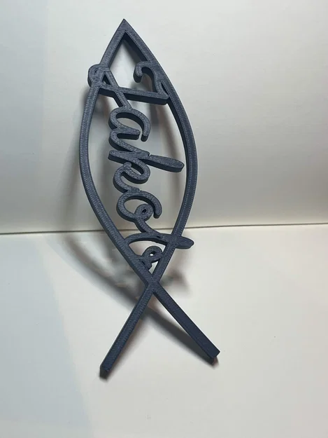 Jakob Kommunion – Biểu tượng Ichthys “Jakob” trang trí treo tường & để bàn - Image 1
