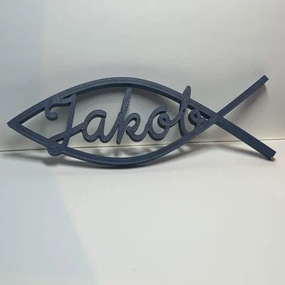 Jakob Kommunion – Biểu tượng Ichthys “Jakob” trang trí treo tường & để bàn