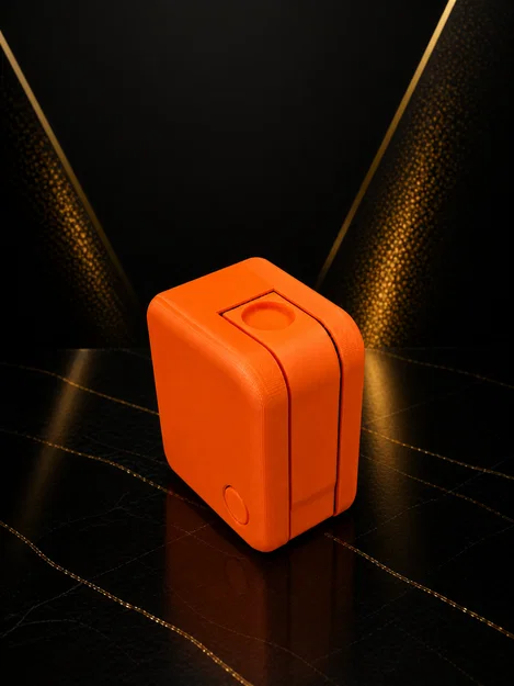 Móc treo/giá treo tường gập gọn – tối giản, nhỏ gọn, đen-cam - Image 7