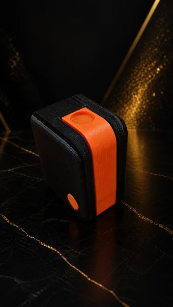 Móc treo/giá treo tường gập gọn – tối giản, nhỏ gọn, đen-cam - Image 8