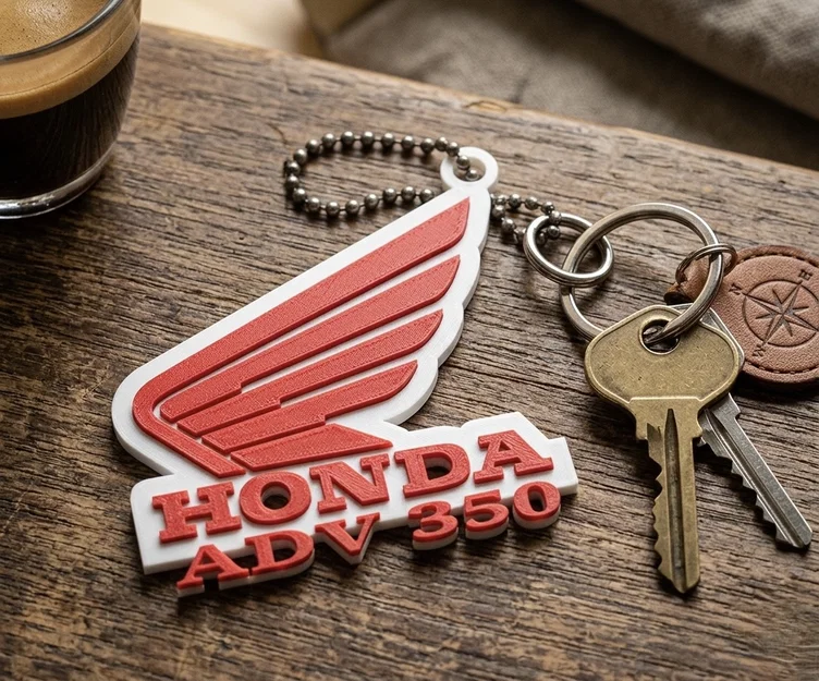 Móc khóa Honda ADV 350 in 3D - Phụ kiện cá tính cho xe máy - Image 1