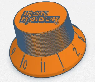 Nút vặn guitar (Guitar Knob) thiết kế Metallica và Iron Maiden - Image 2