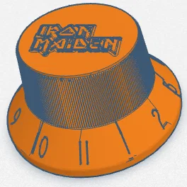 Nút vặn guitar (Guitar Knob) thiết kế Metallica và Iron Maiden