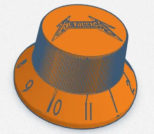 Nút vặn guitar (Guitar Knob) thiết kế Metallica và Iron Maiden - Image 3