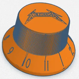 Nút vặn guitar (Guitar Knob) thiết kế Metallica và Iron Maiden