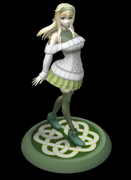Mô hình Elf Girl dễ thương - File in 3D sắc nét cho cộng đồng - Image 1