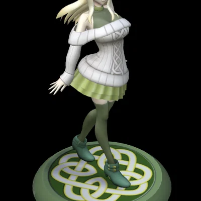 Mô hình Elf Girl dễ thương - File in 3D sắc nét cho cộng đồng