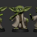 Mô hình Yoda phong cách Chibi đáng yêu (Star Wars 3D Print) - Thumbnail 5