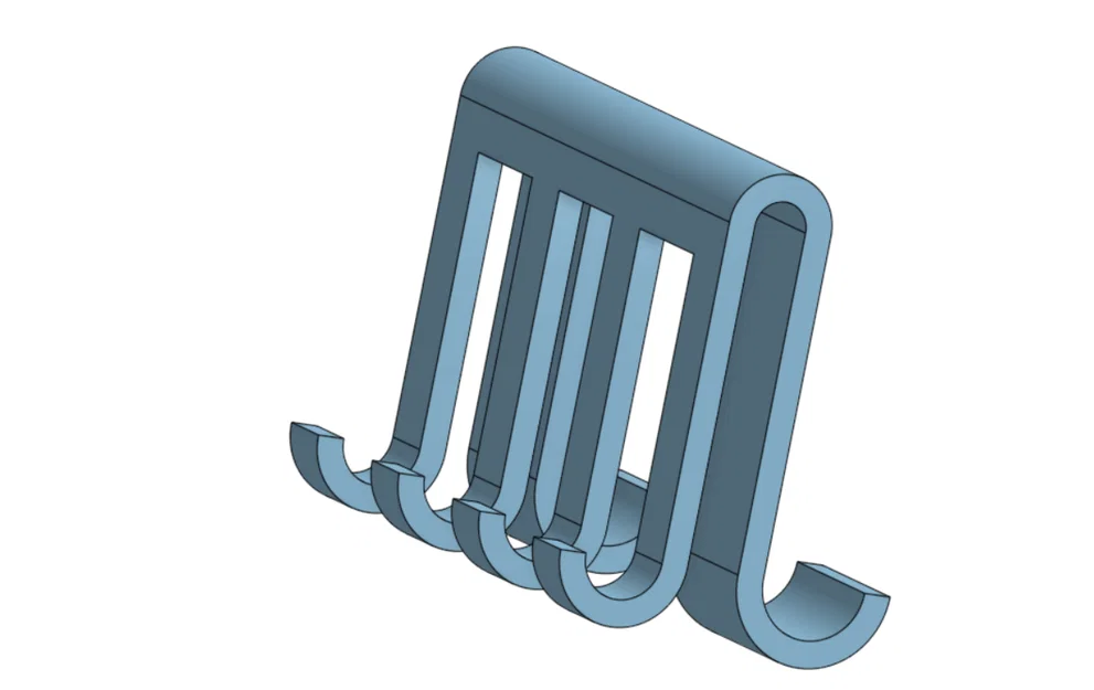 Giá treo squeegee & giá treo khăn cho cửa kính phòng tắm - Image 2