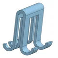 Giá treo squeegee & giá treo khăn cho cửa kính phòng tắm - Thumbnail 3