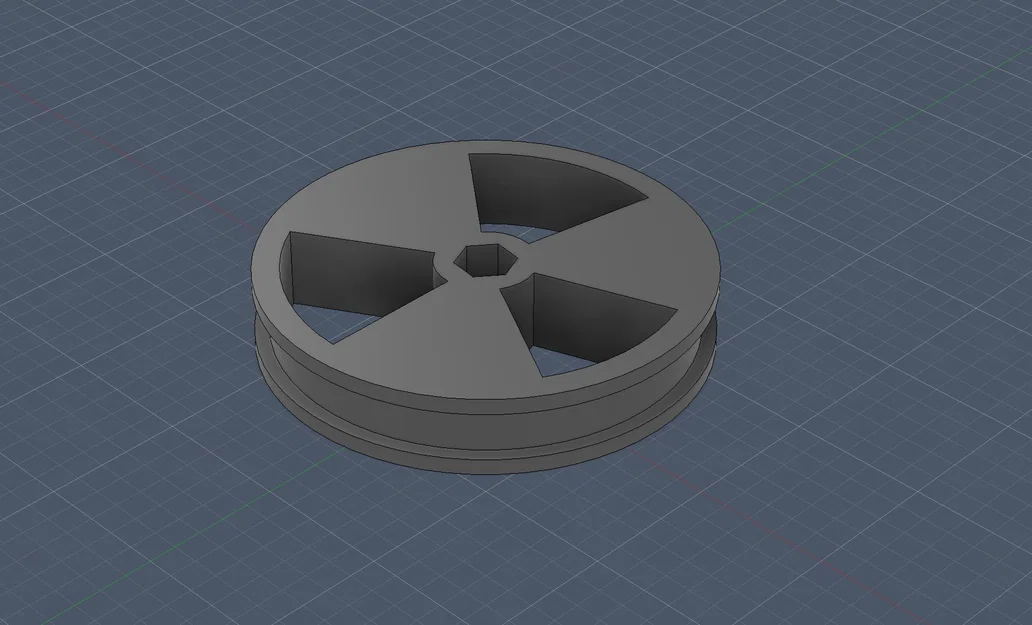 Bánh xe (Wheel) 2 phần: Vành (Rim) & Lốp (Tire) cho trục Hex - Image 1