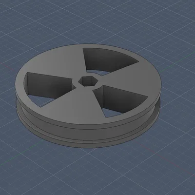 Bánh xe (Wheel) 2 phần: Vành (Rim) & Lốp (Tire) cho trục Hex