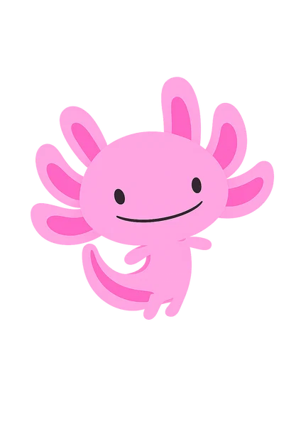 Khuôn Cắt Bánh Quy Hình Axolotl – 10 cm - Image 1