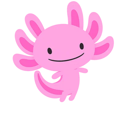Khuôn Cắt Bánh Quy Hình Axolotl – 10 cm