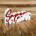 Super Mom – Bảng chữ 3D | Quà Ngày của Mẹ | Trang trí đa màu - Thumbnail 3