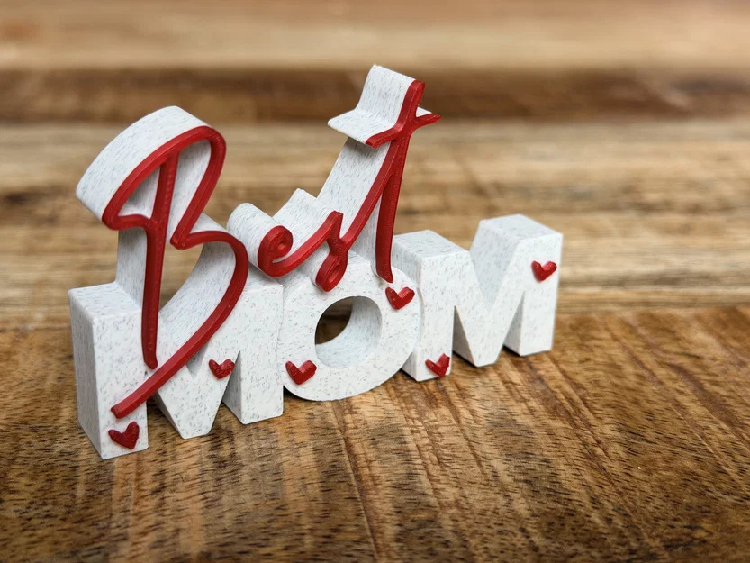 Best Mom – Bảng Chữ 3D | Quà Ngày của Mẹ | Decor Đa Màu - Image 2