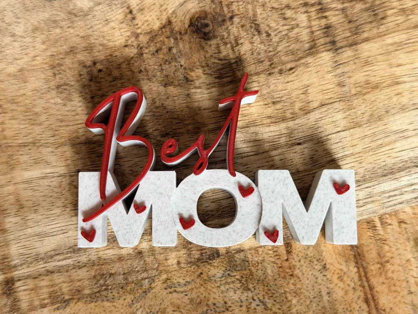 Best Mom – Bảng Chữ 3D | Quà Ngày của Mẹ | Decor Đa Màu - Image 4